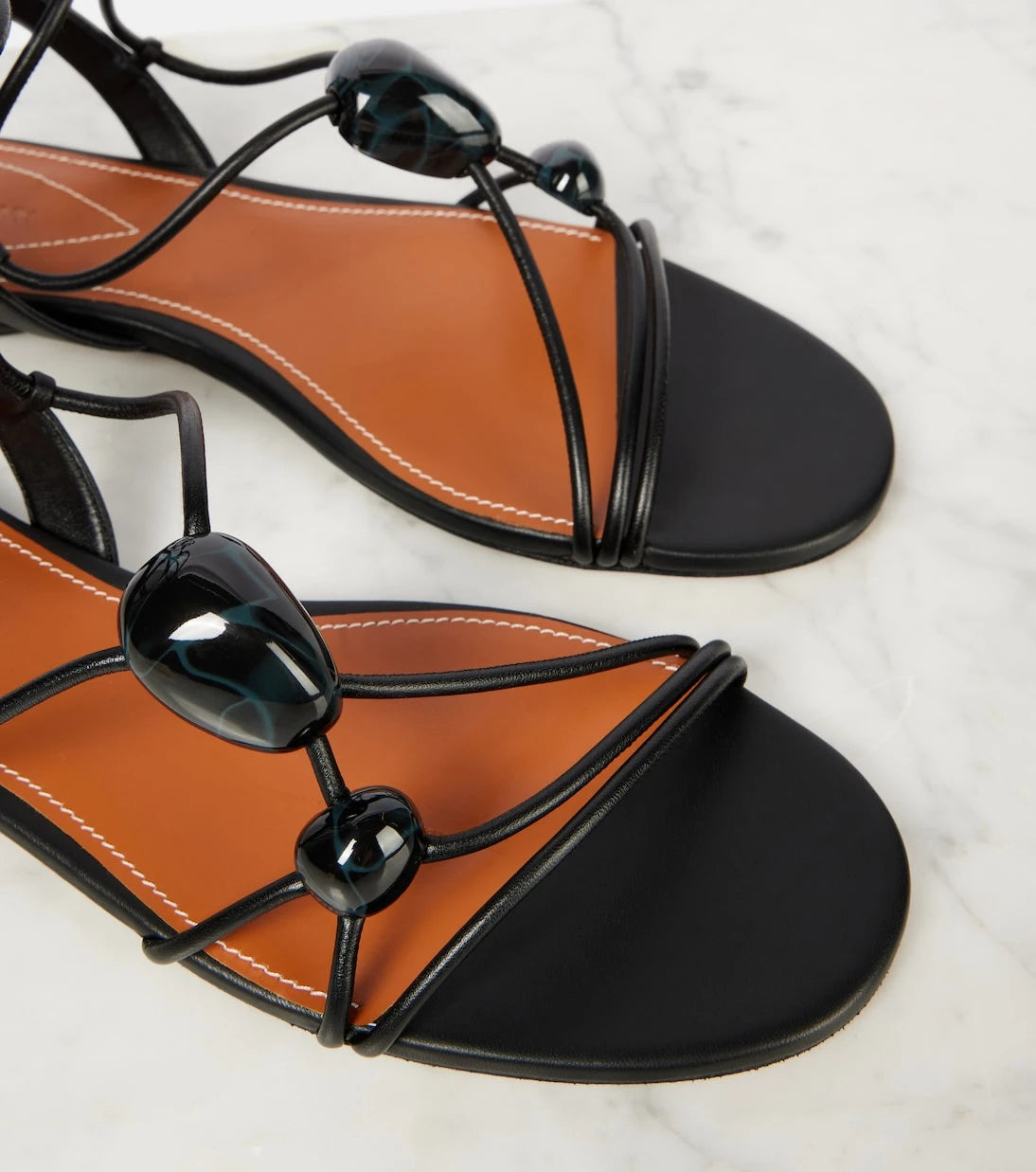 Zimmermann - Gleam leather sandals