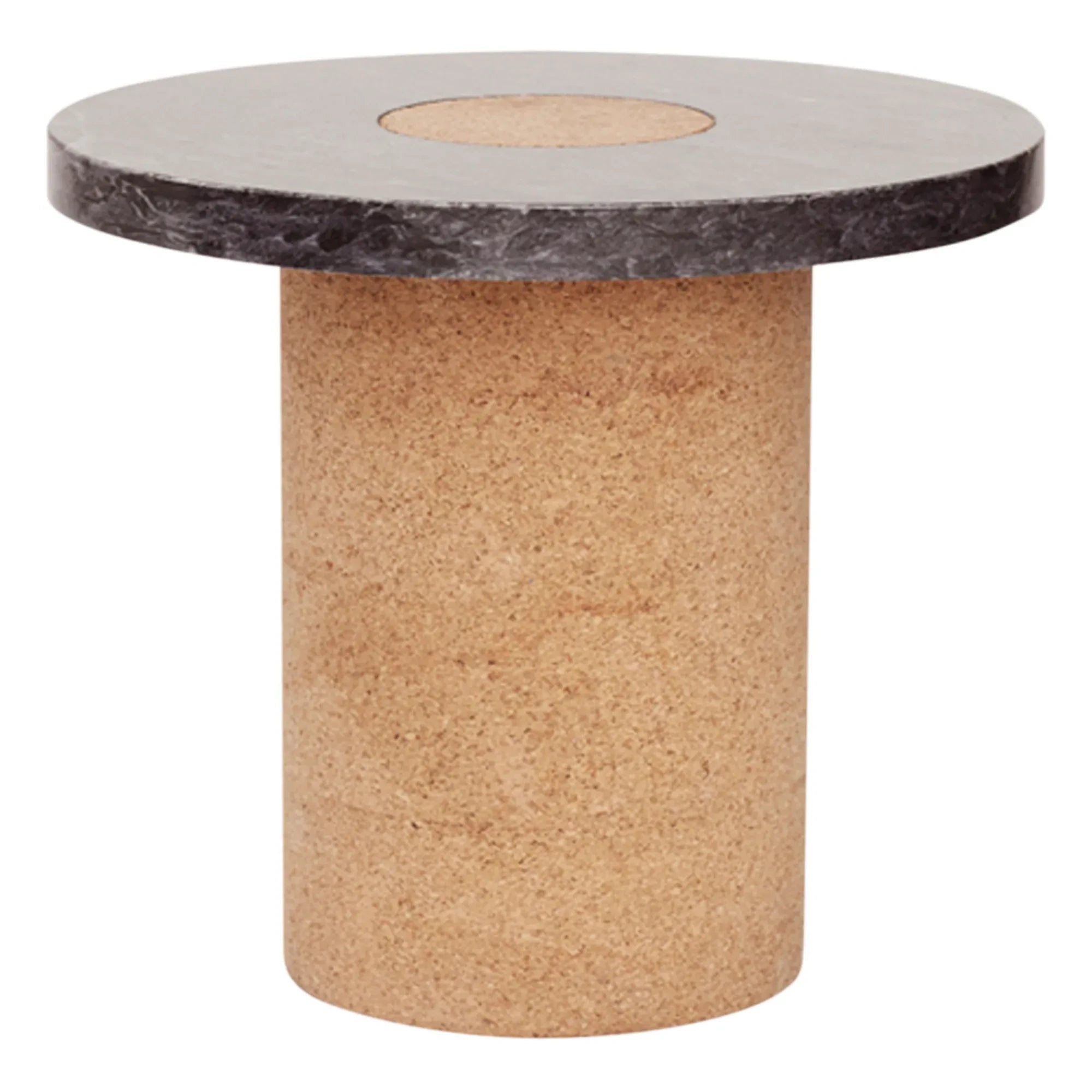 Frama - Sintra Side Table, Cork Base | Black Metal