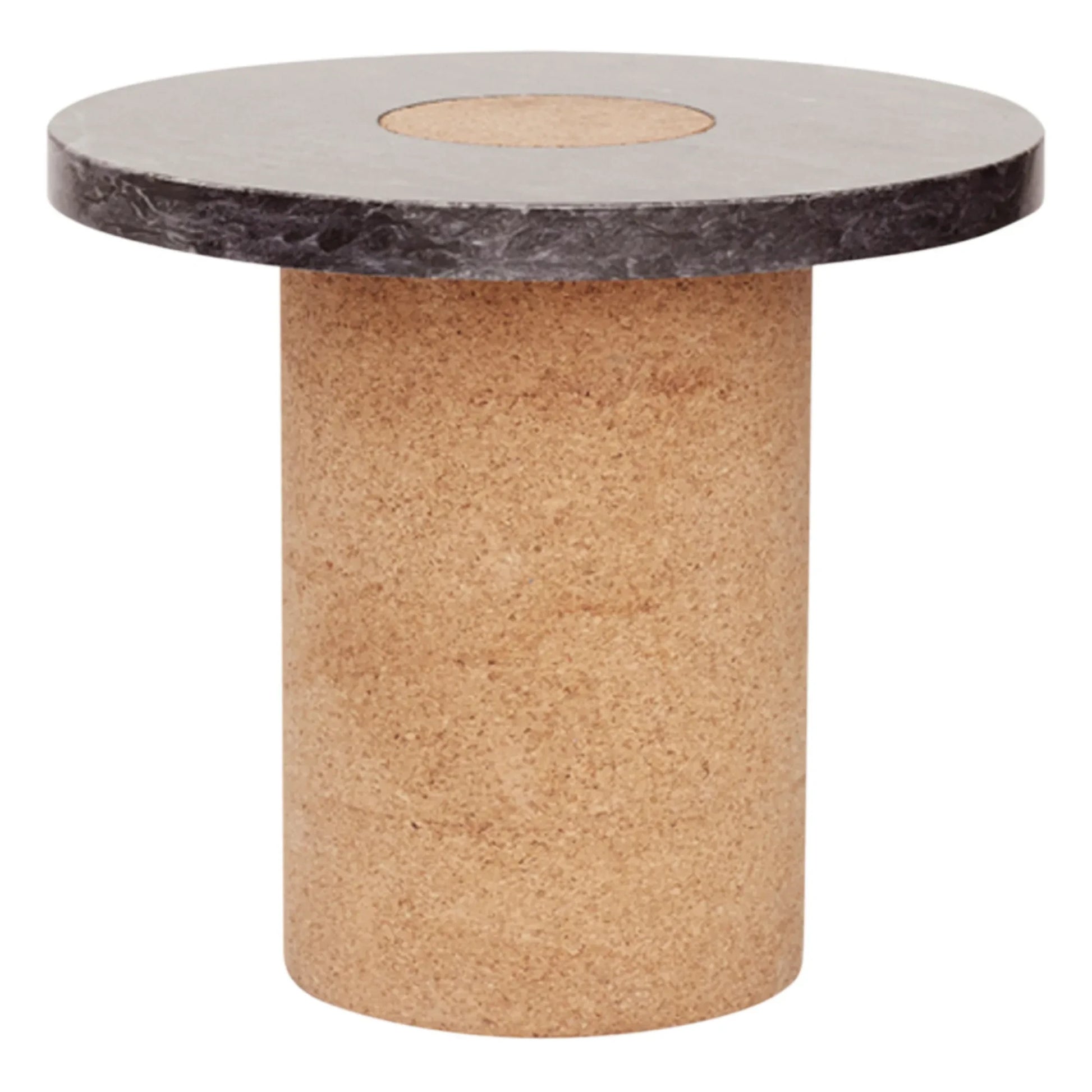 Frama - Sintra Side Table, Cork Base | Black Metal