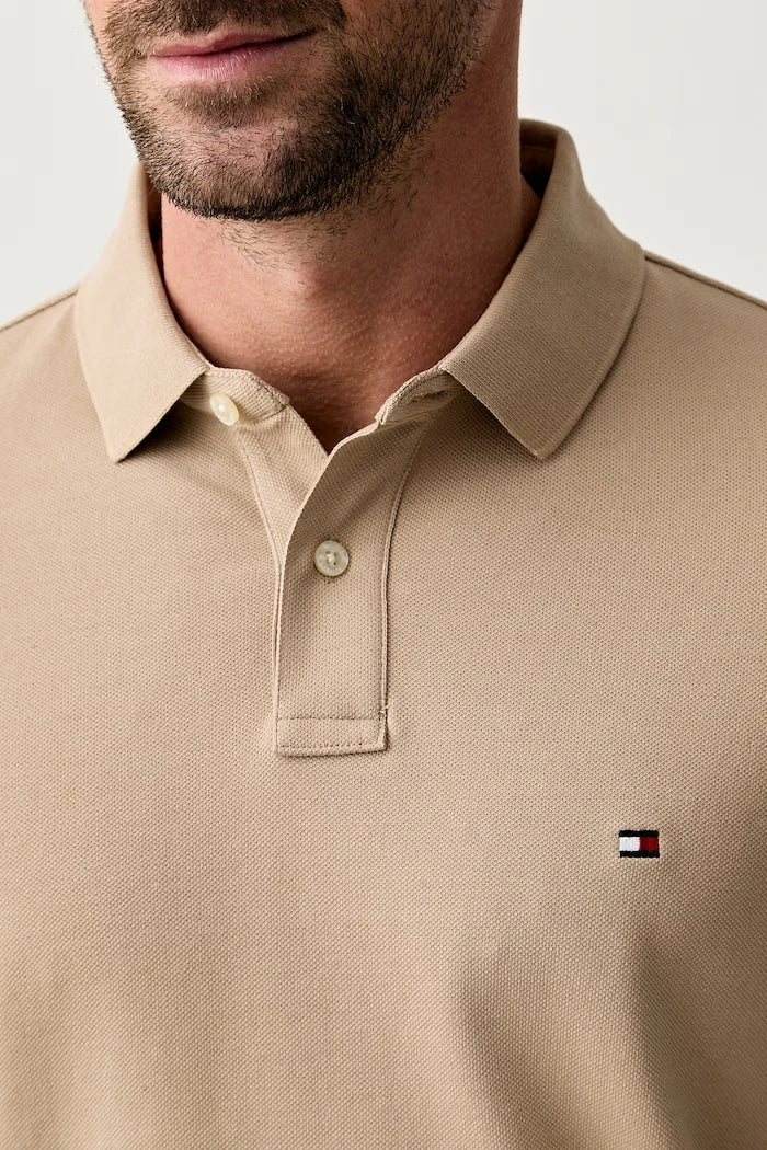 Tommy Hilfiger erkek pamuk elastan polo yaka tişört