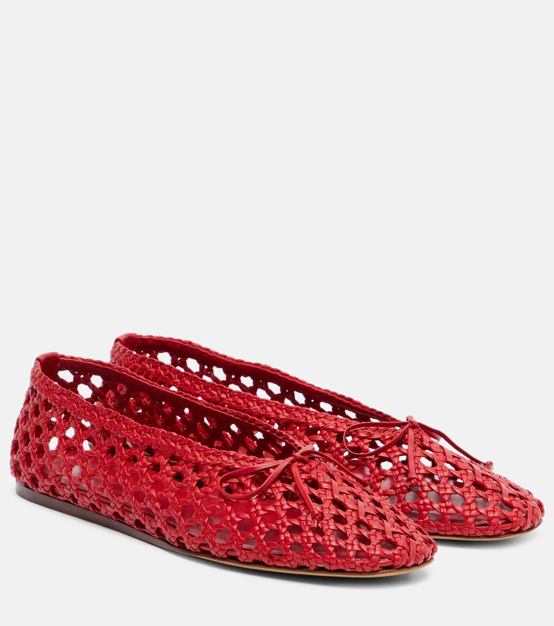 Le Monde Béryl - Regency woven leather ballet flats