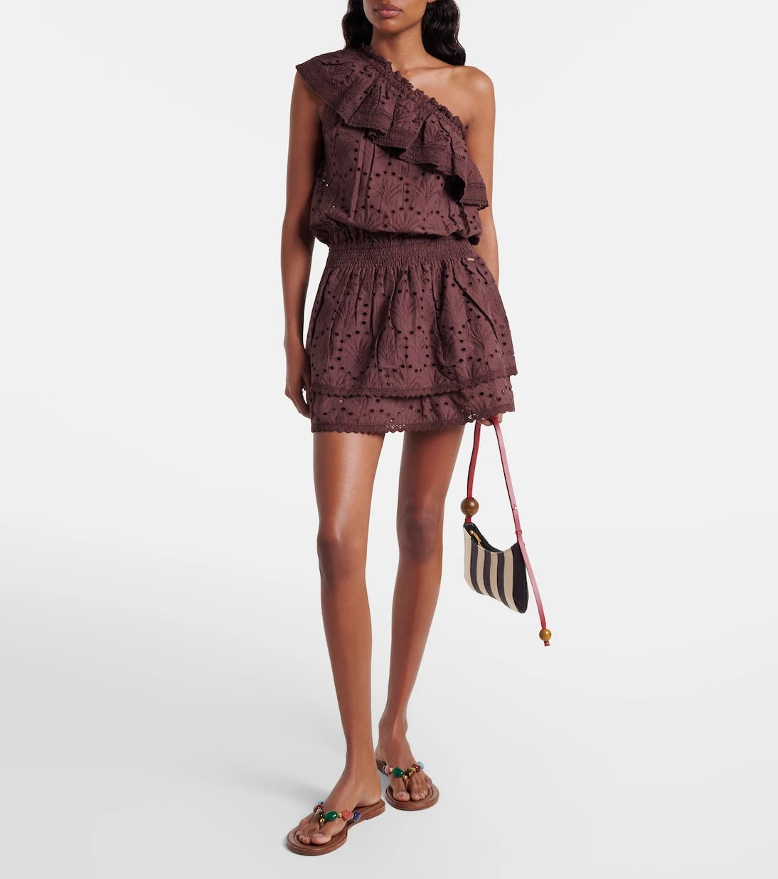 Melissa Odabash - Bree broderie anglaise cotton minidress