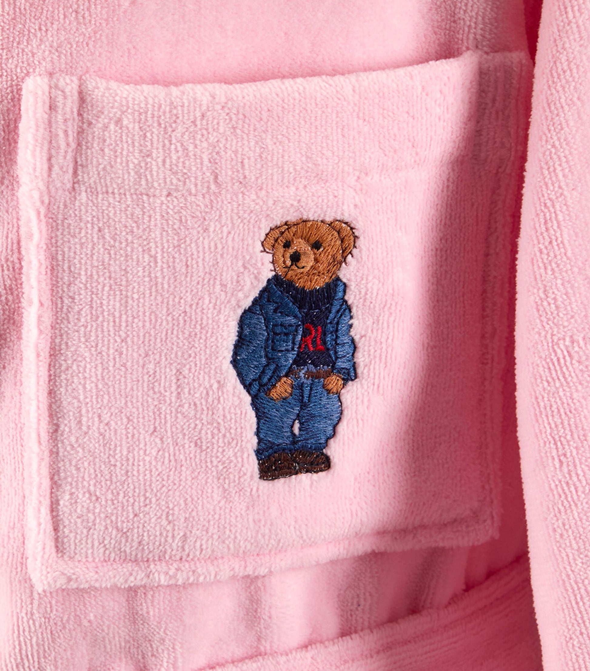 Cotton Denim Bear Bathrobe