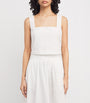 Cotton Aelita Crop Top WHITE