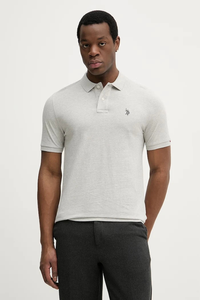 U.S. Polo Assn. Erkek Pamuklu Polo Tişört DHM PIQUE