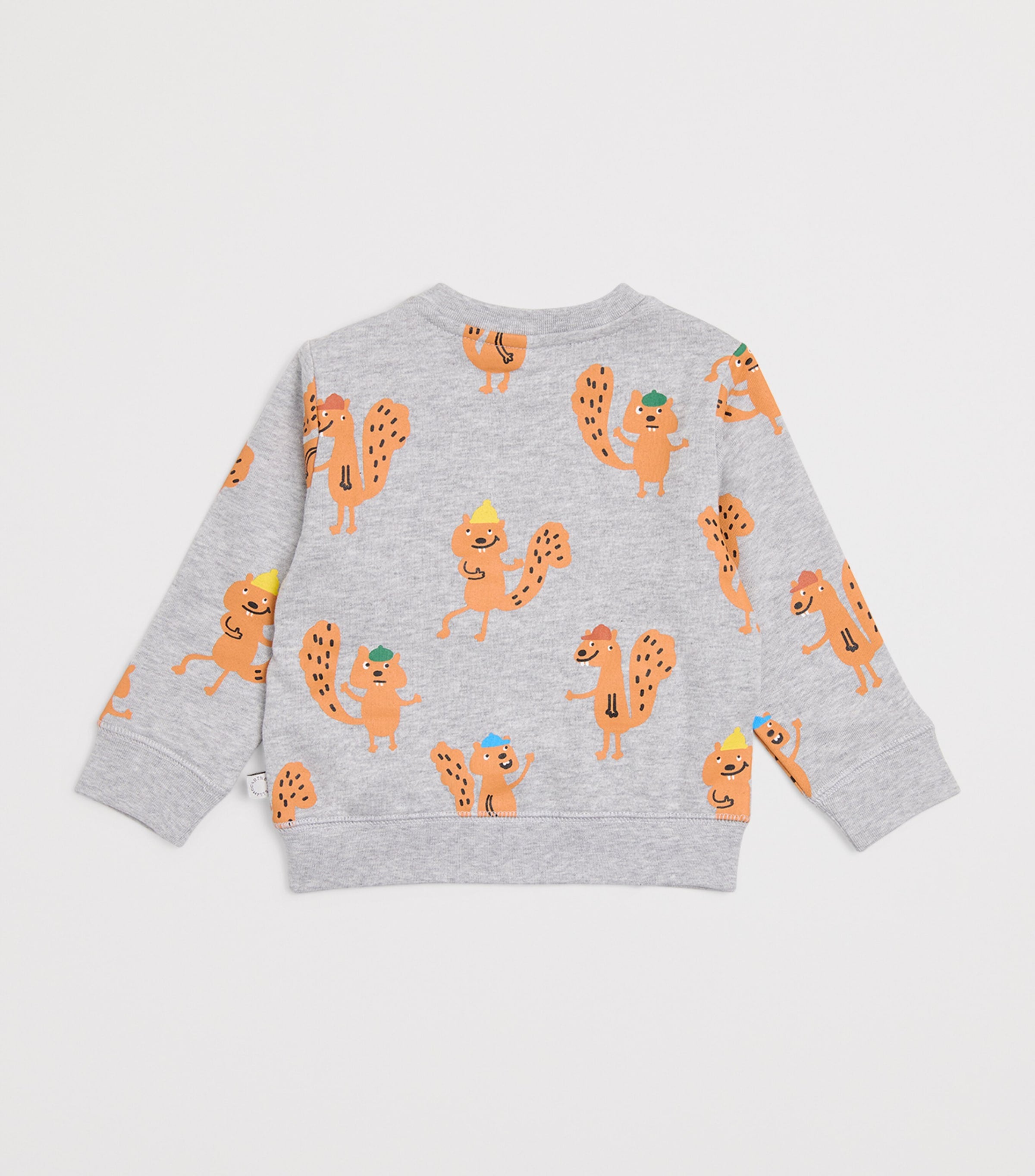 Stella McCartney Kids Organic Cotton Squirrel Sweatshirt (3 Months-3 Years)