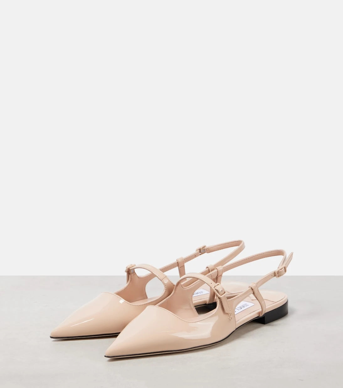 Jimmy Choo - Didi patent leather slingback flats