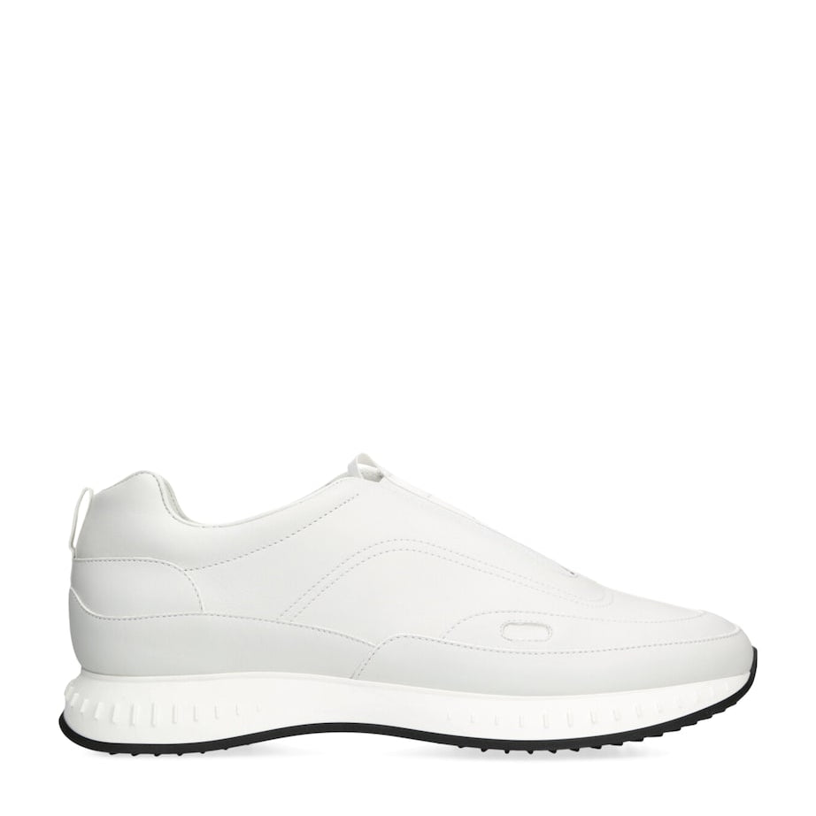 Leather Stream Elastic Sneakers