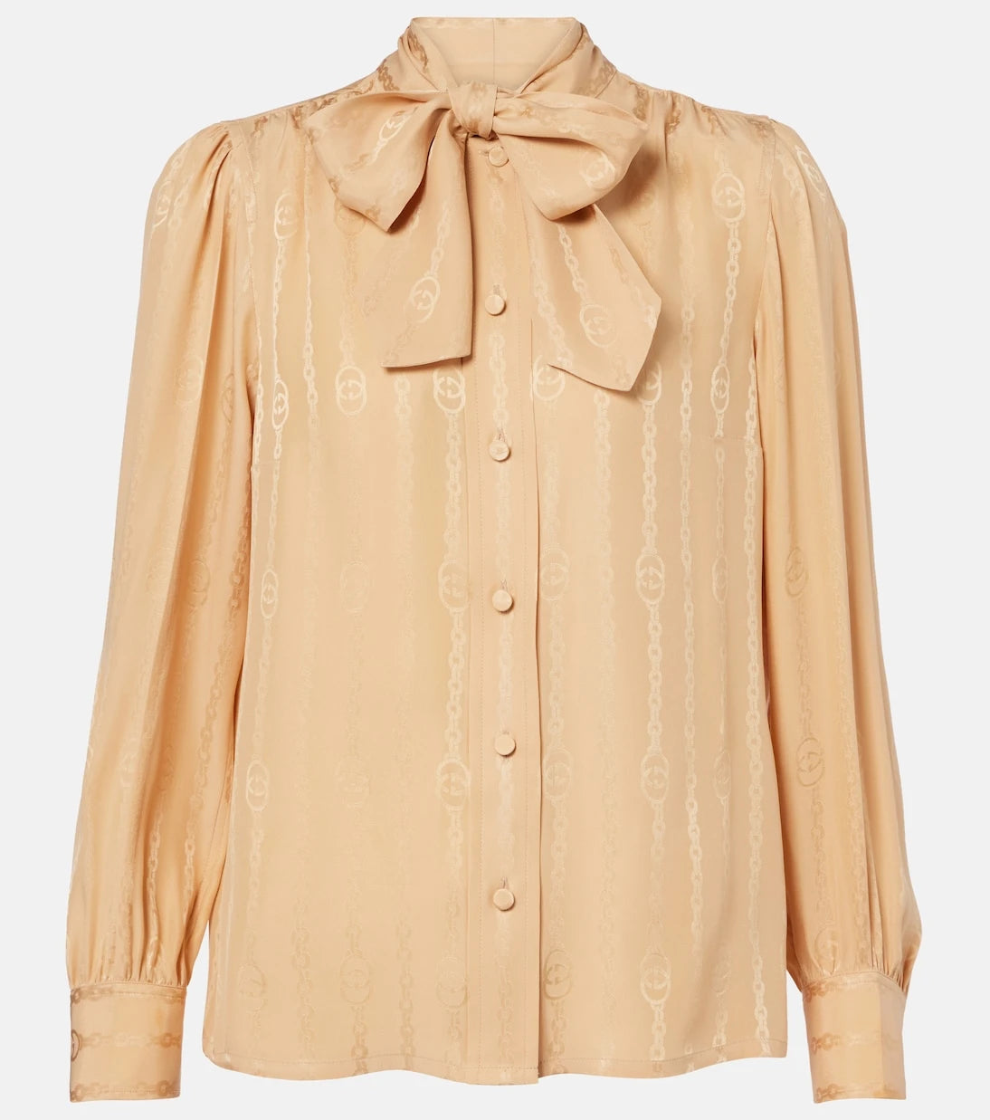 Gucci - Interlocking G silk jacquard shirt