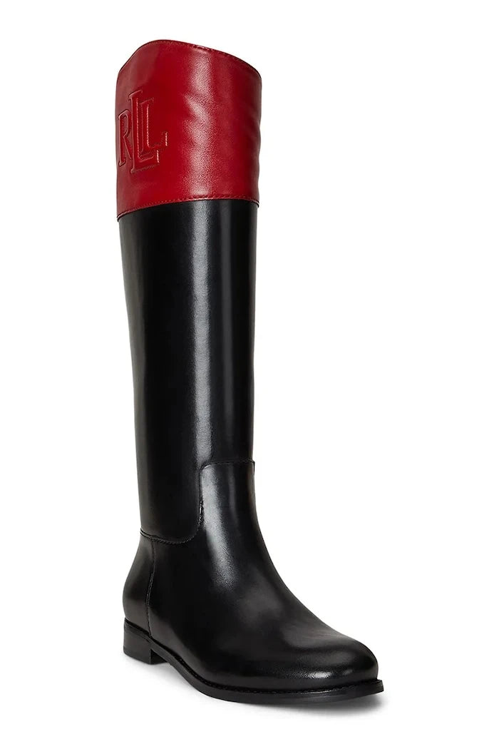 Кожени ботуши Lauren Ralph Lauren Justine II