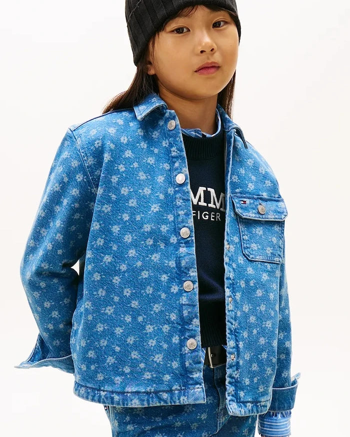 Tommy Hilfiger Çocuk Denim Gömlek