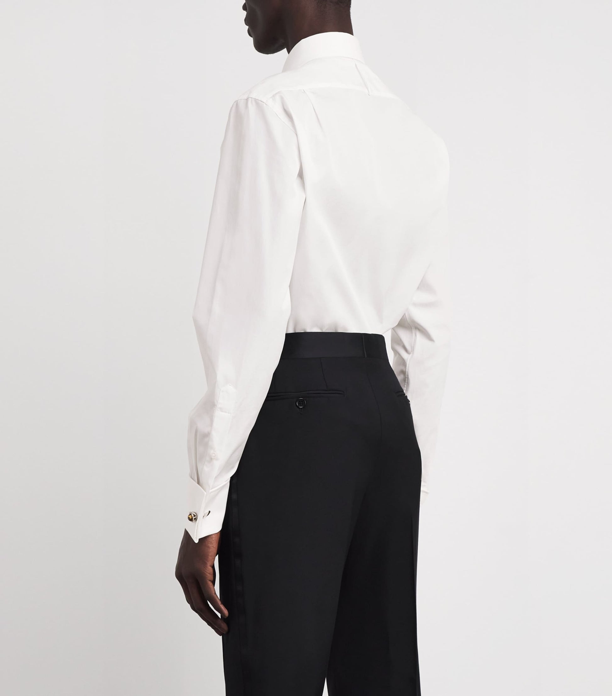 Ralph Lauren Purple Label Sea Island Cotton Tuxedo Dress Shirt