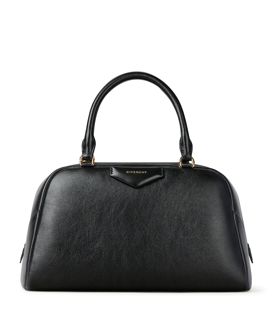 Givenchy Leather Antigona Cube East-West Top-Handle Bag