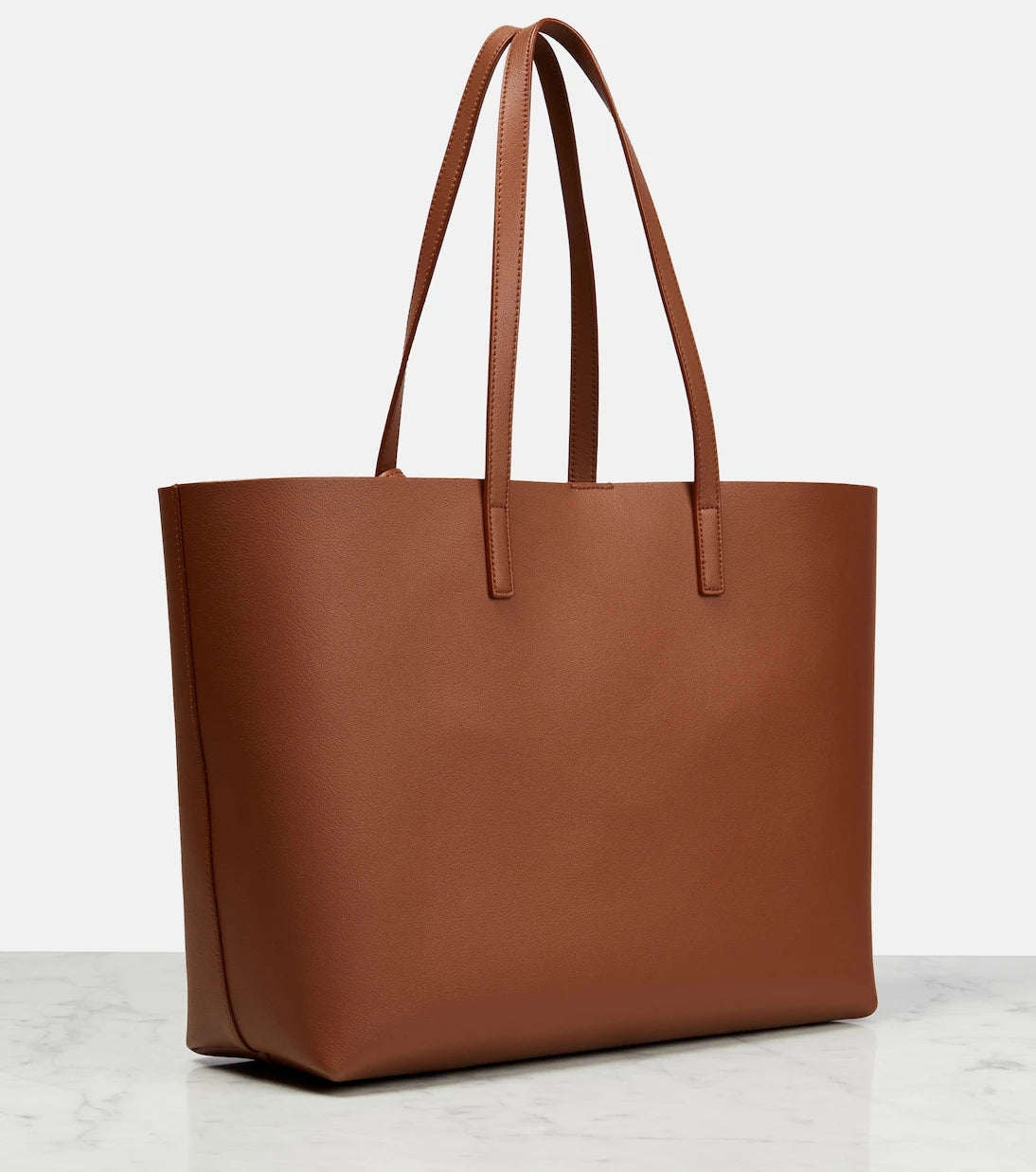 Saint Laurent - Shopping E/W leather tote bag