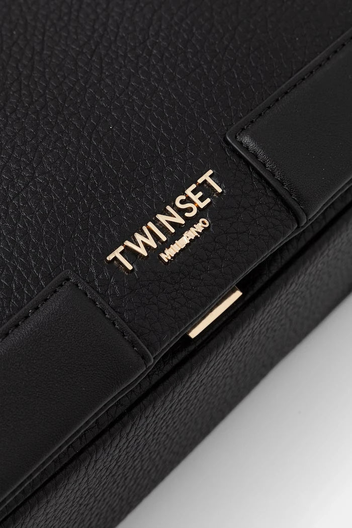 Twinset kadın crossbody çanta, suni deri