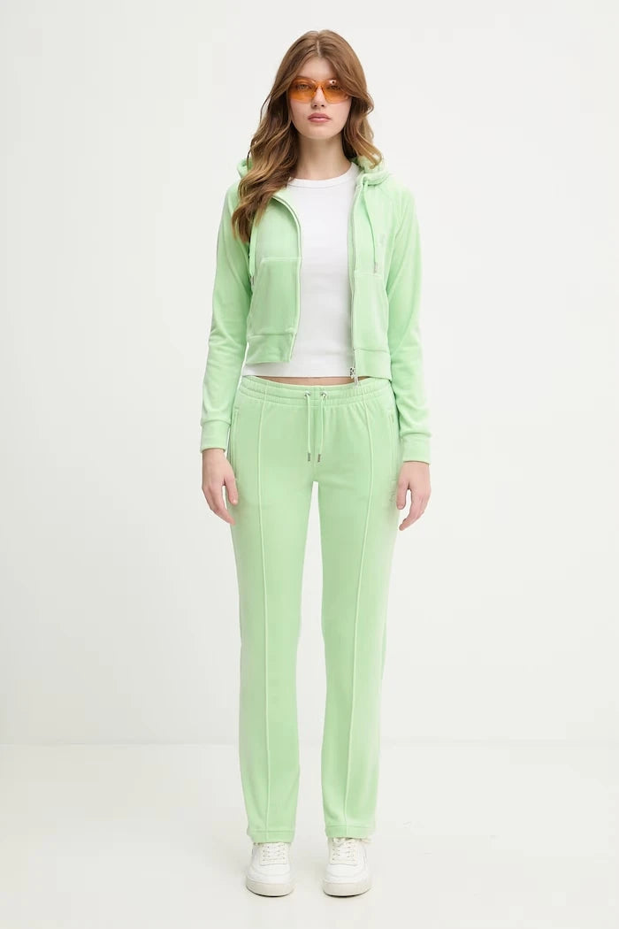 Juicy Couture Kadın Kadife Kapüşonlu Sweatshirt MADISON COL OUT