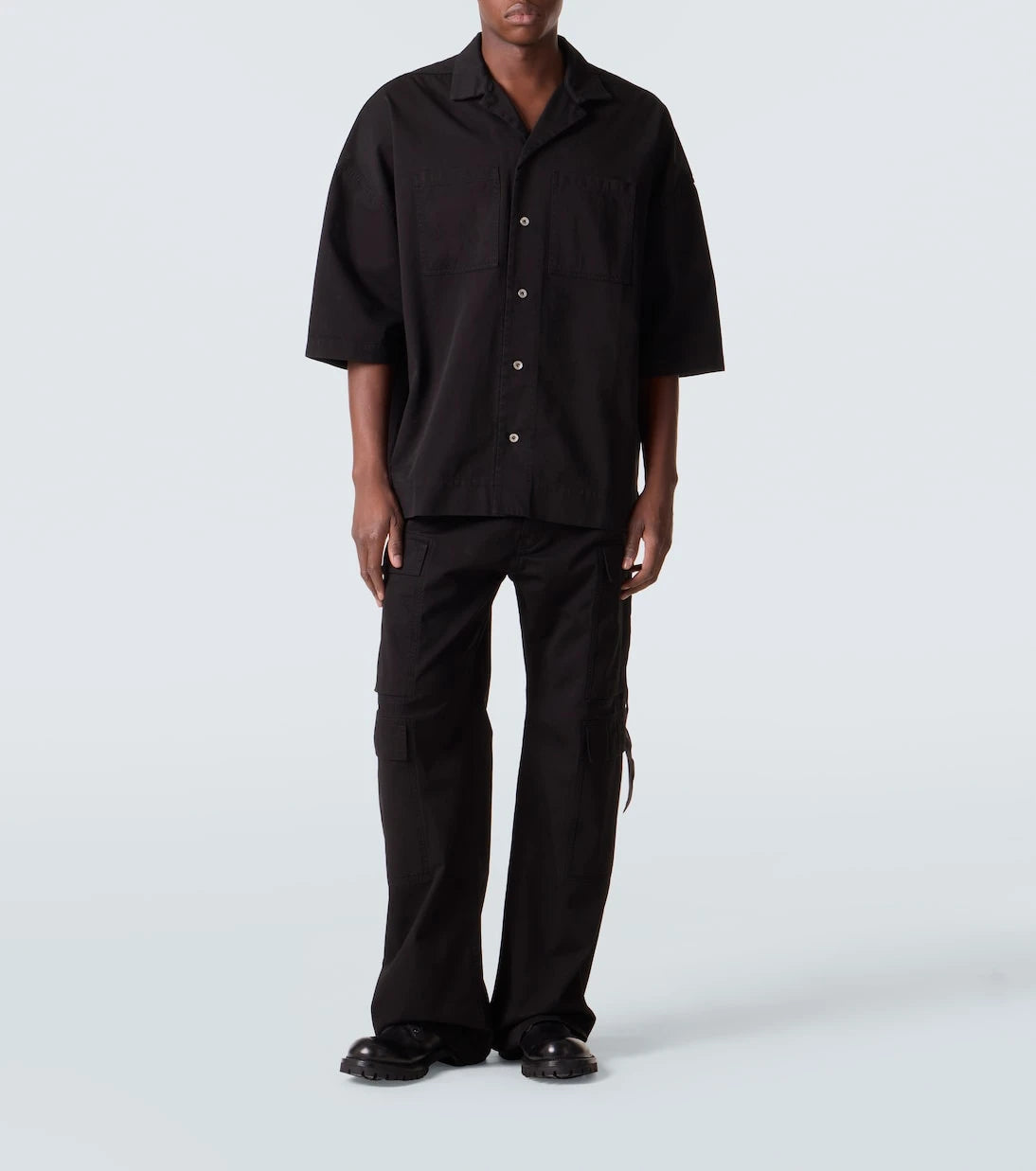 Rick Owens - Magnum Tommy oversized cotton twill shirt
