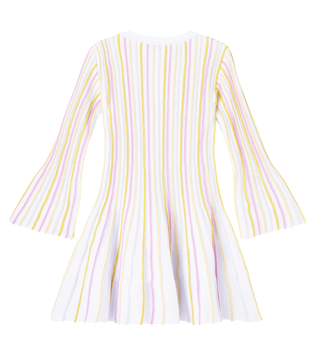 Stella McCartney Kids - فستان من القطن المخلوط المخطط المحبوك