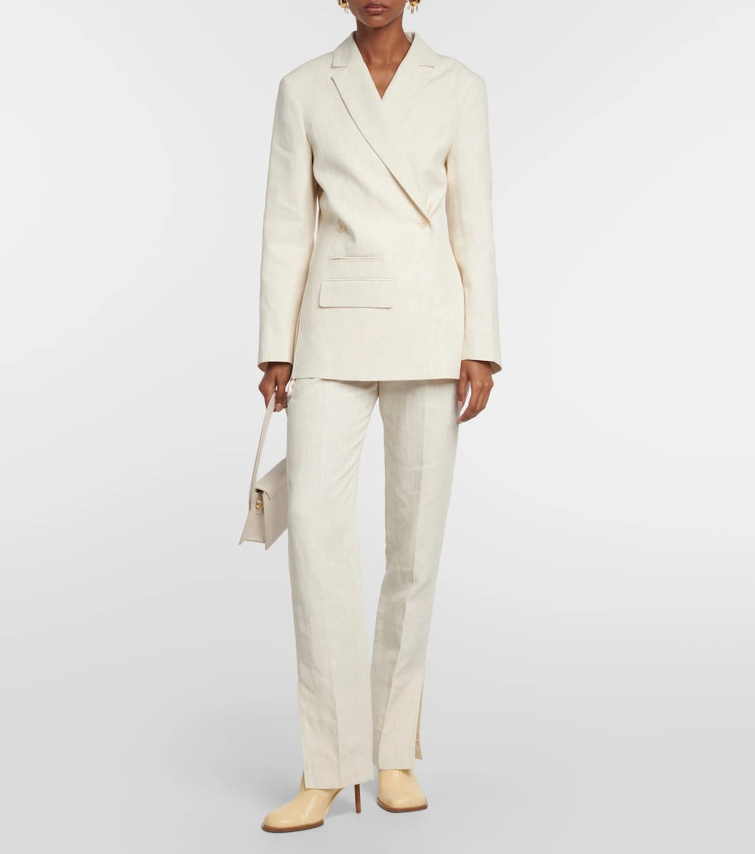 Jacquemus - Les Bottines Rond Carré leather ankle boots