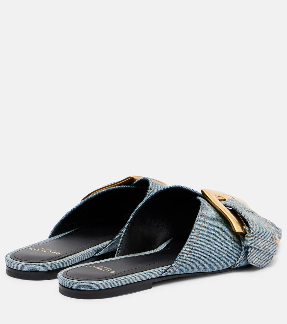 Balmain - Anthem denim slides
