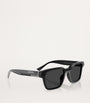 Ferrari Black Acetate Square Polarised Sunglasses