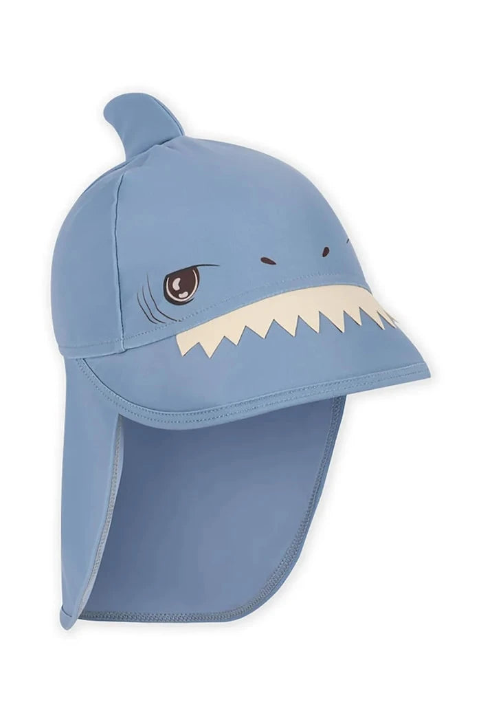 Детска шапка с козирка Konges Sløjd ASTER SHARK SUN HAT GRS
