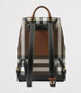 Brown Check Backpack