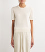 Ivory Cashmere T-Shirt Sweater