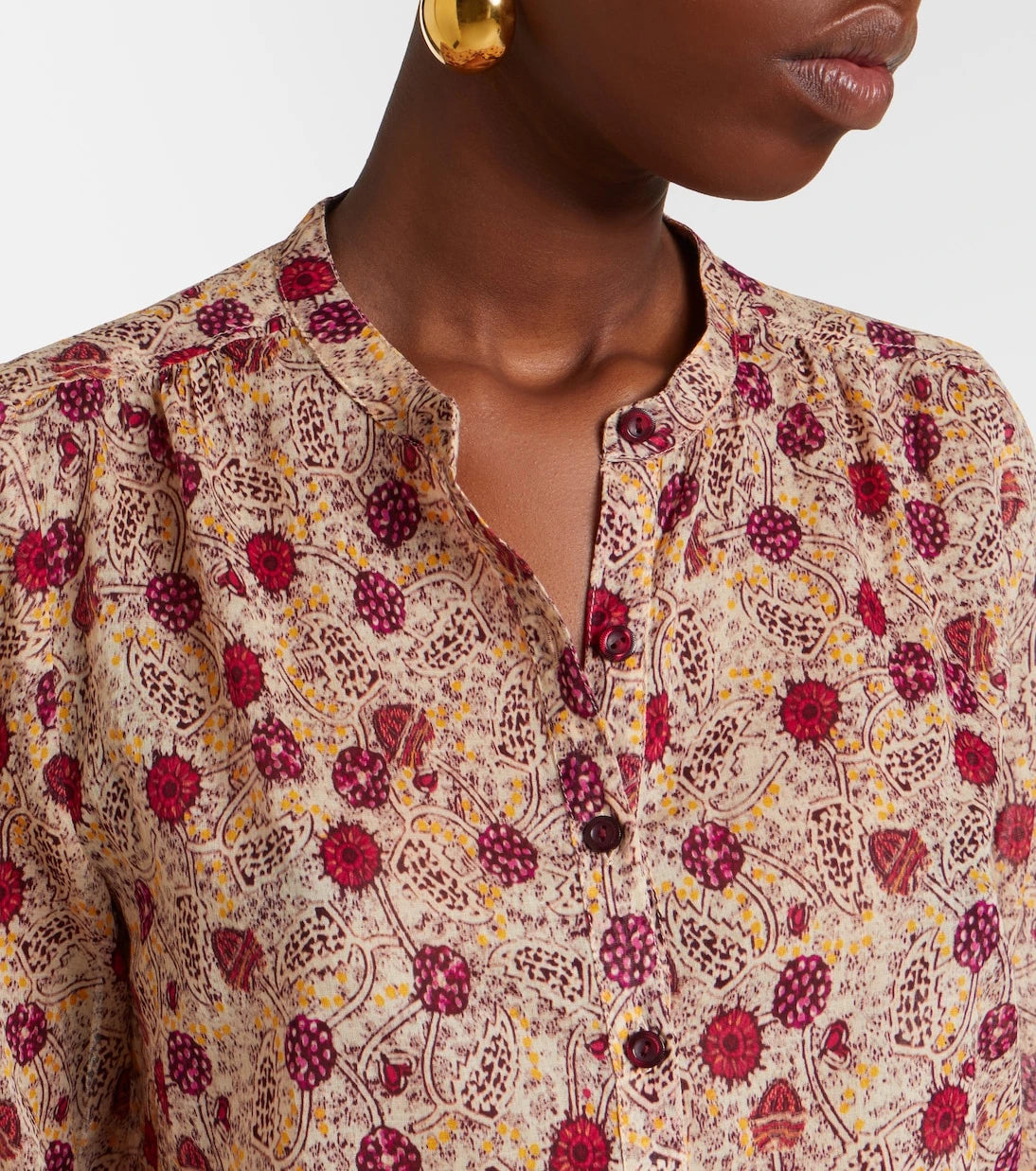 Marant Etoile - Maria printed cotton shirt