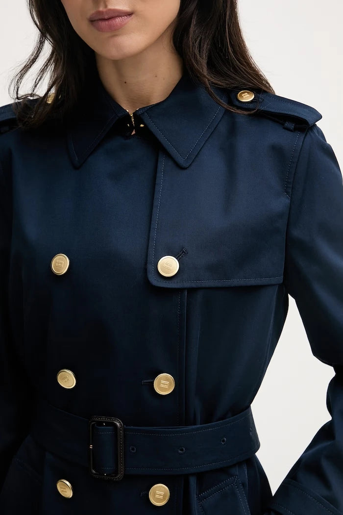 Tommy Hilfiger шлифер дамски от памук