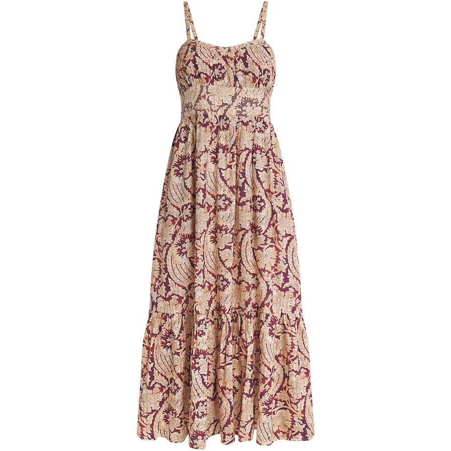 Floral Nadine Midi Dress AMRTH AMARANTHU
