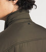 Green Water-Resistant Ecoage Bomber Jacket