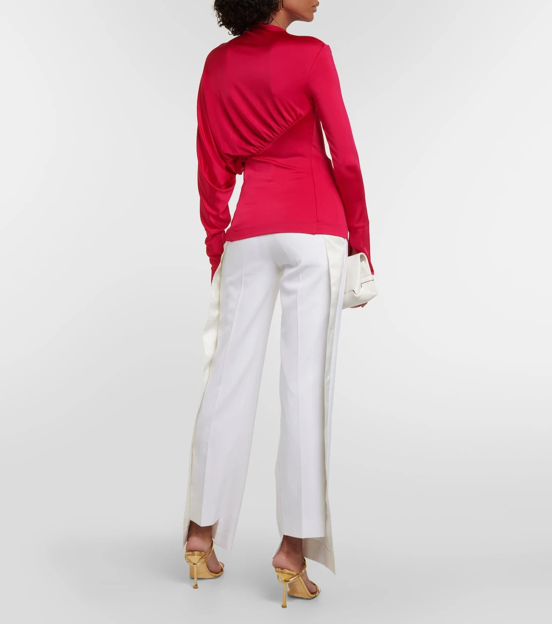 Victoria Beckham - Gathered jersey top