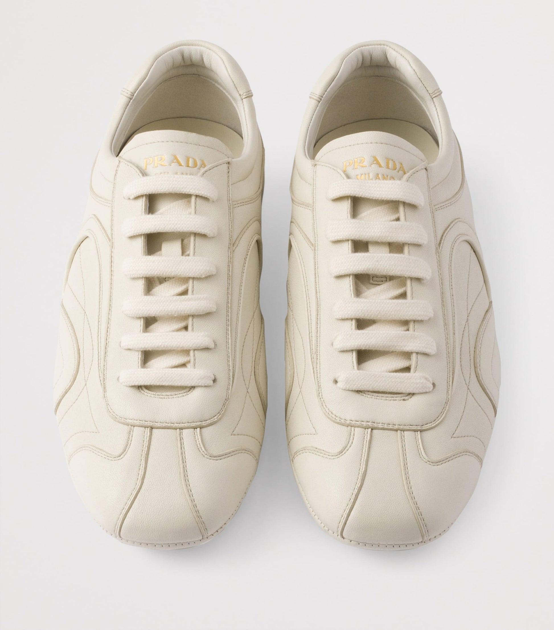 Nappa Leather Antiqued Sneakers