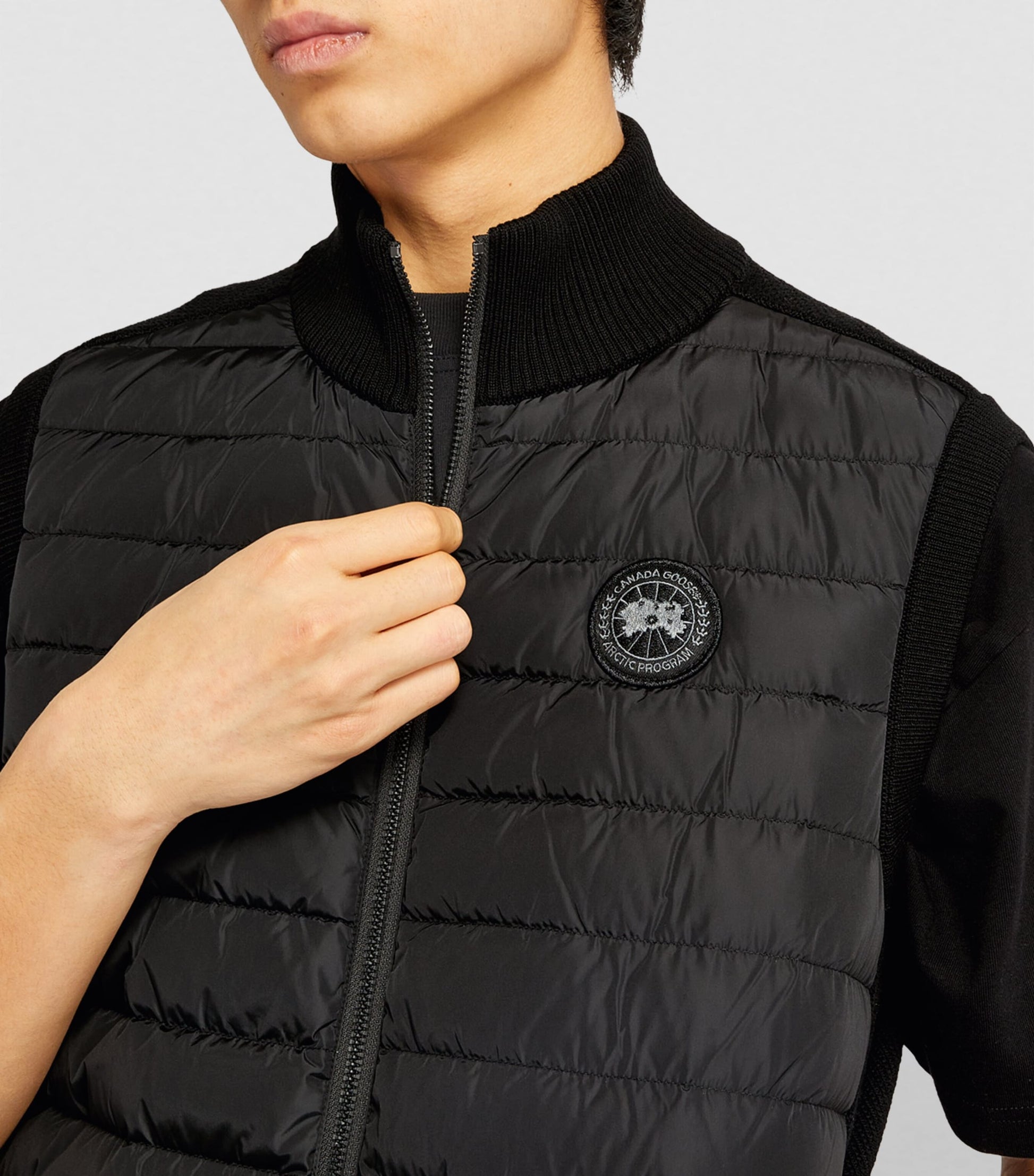 Canada Goose Black Padded Hybridge Gilet