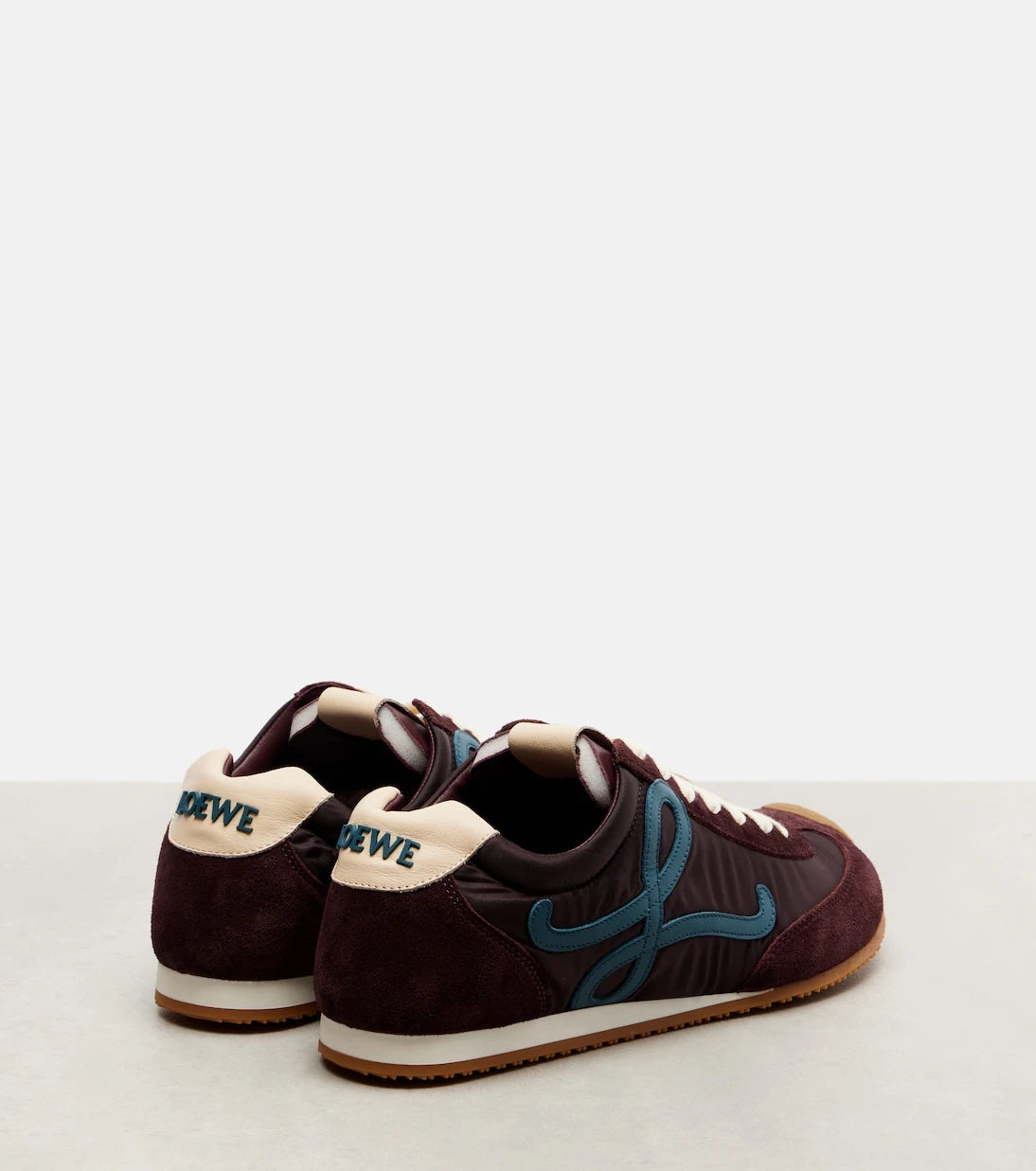 Loewe - Flow Runner 2.0 suede-trimmed sneakers