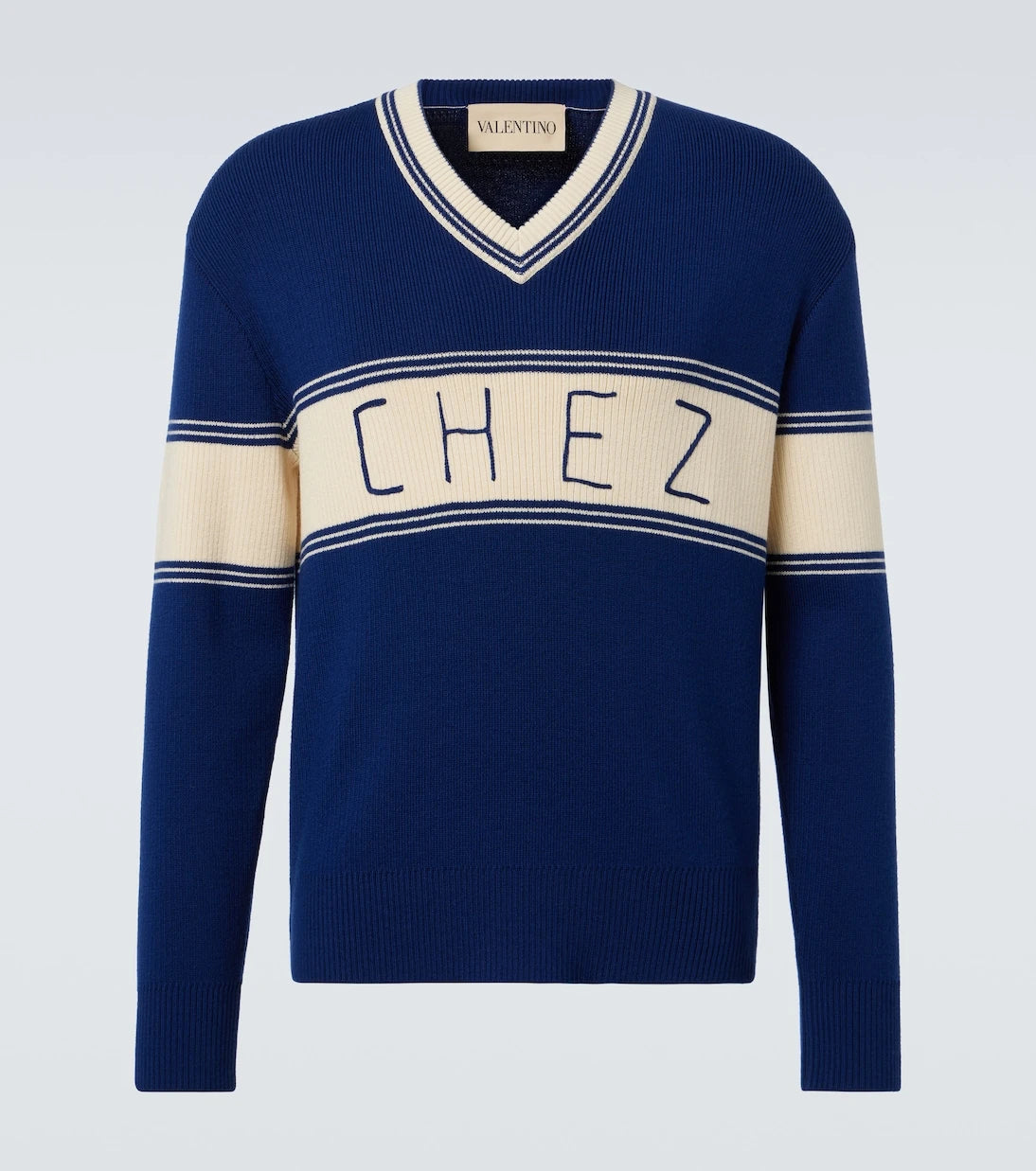 Valentino - Chez Valentino wool and cotton sweater