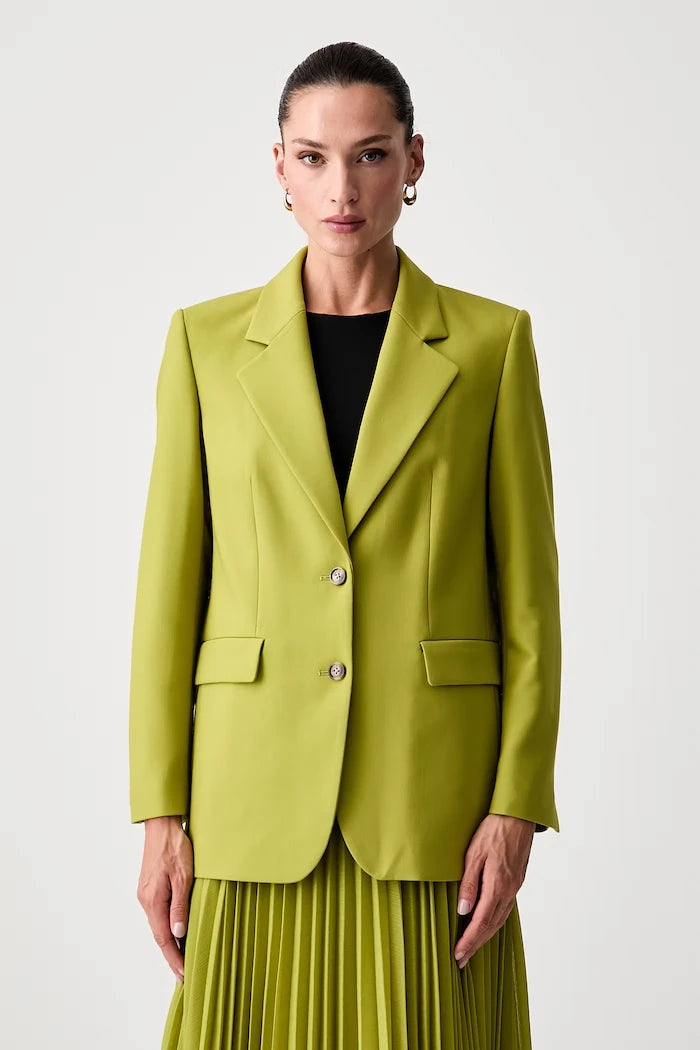 Joop! kadın viskonlu tek düğmeli blazer ceket