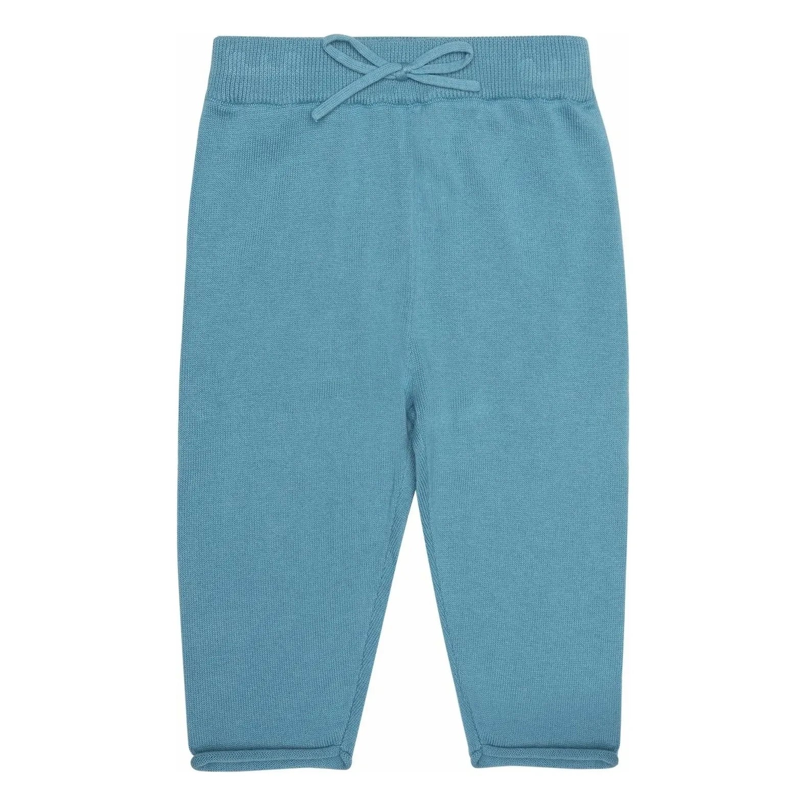 FUB - Organic cotton knit pants | Azure blue