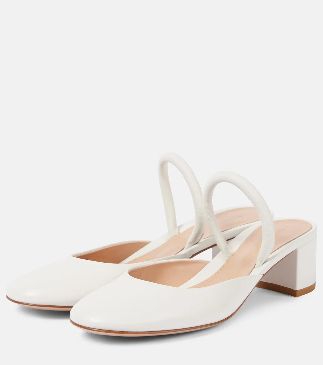 Gianvito Rossi - Tivoli 45 leather mules