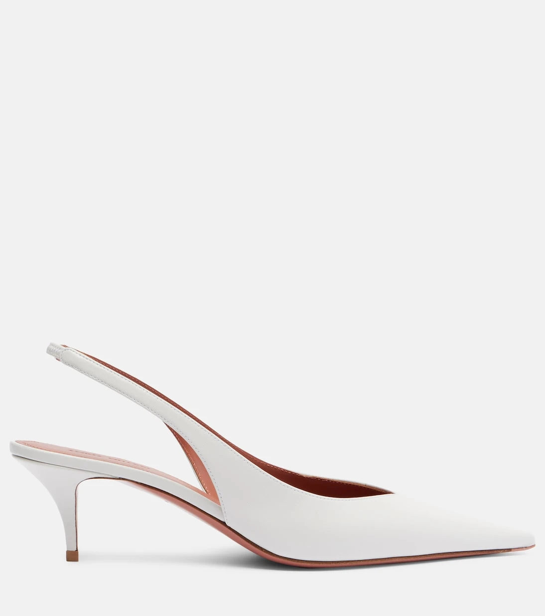 Amina Muaddi - Anok 55 leather slingback pumps