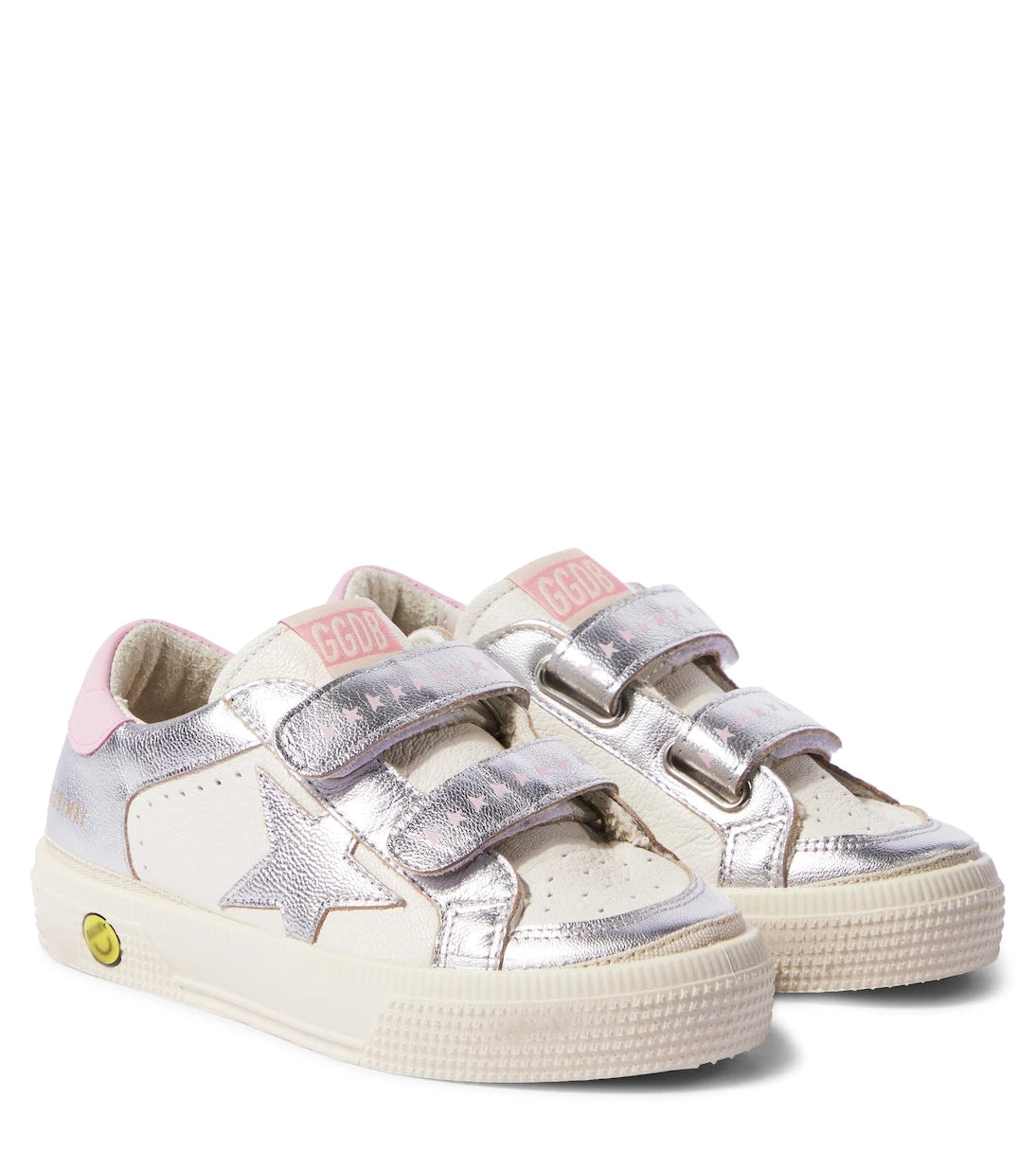 Golden Goose Kids - May School leather sneakers