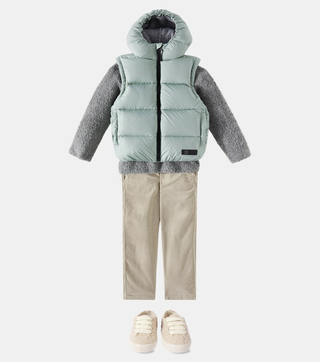 Il Gufo - Faux shearling sneakers