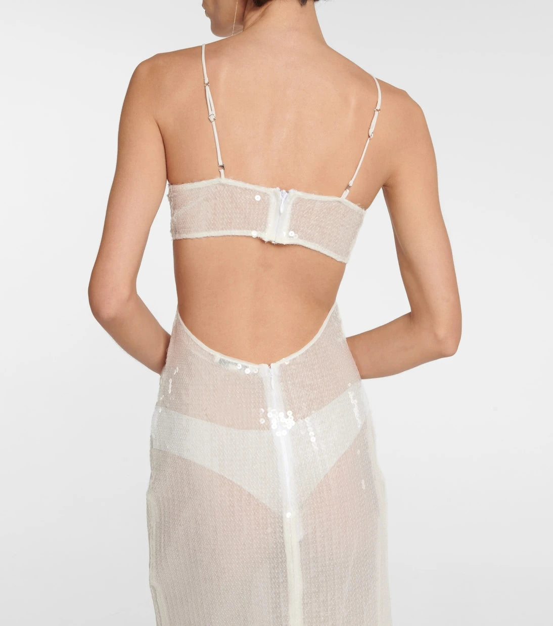 Nensi Dojaka - Bridal sequined tulle gown