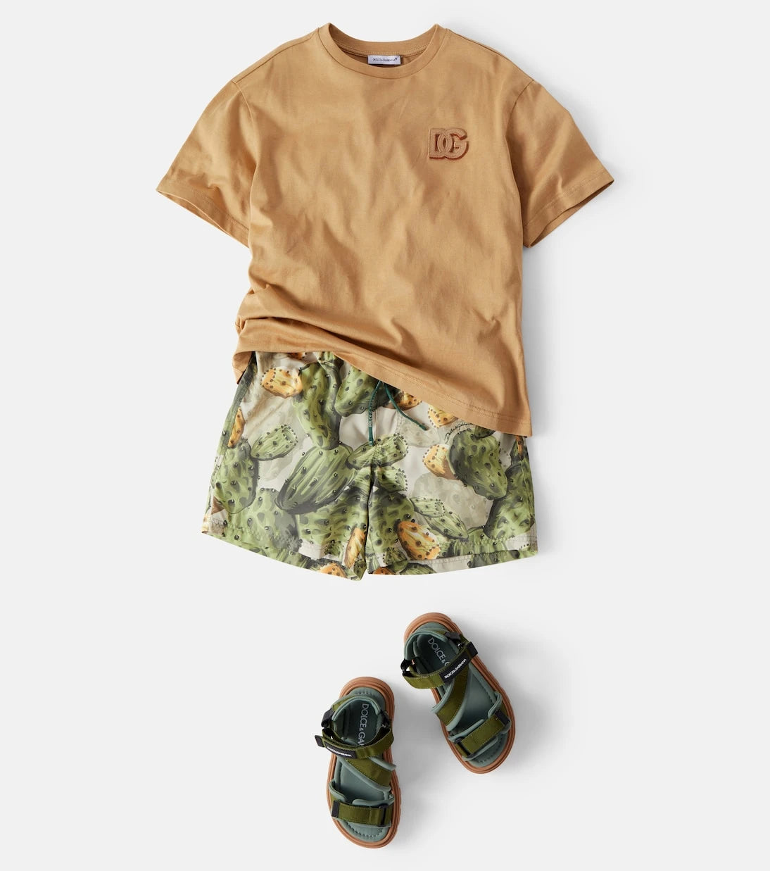 Dolce&Gabbana Kids - شورت سباحة مطبوع