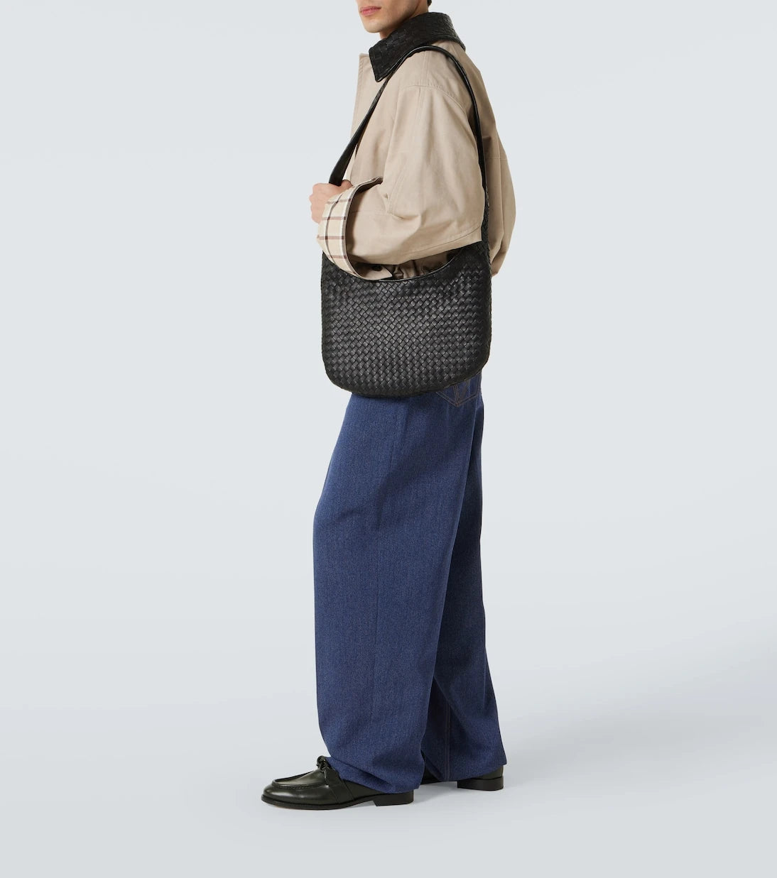 Bottega Veneta - Veneto Intrecciato leather messenger bag