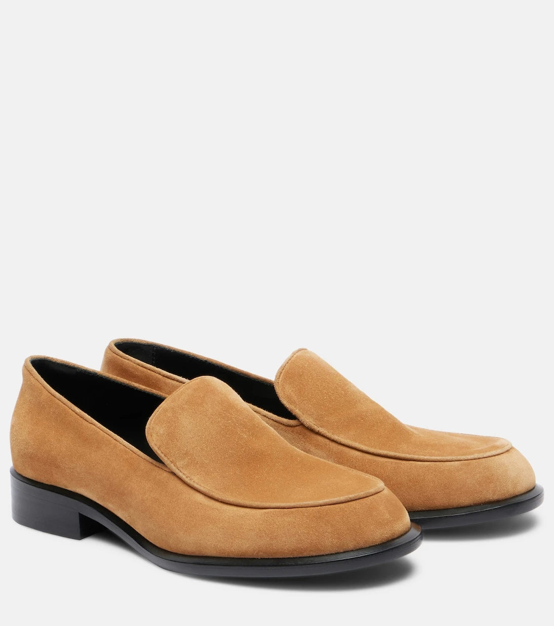 Khaite - Miles suede loafers