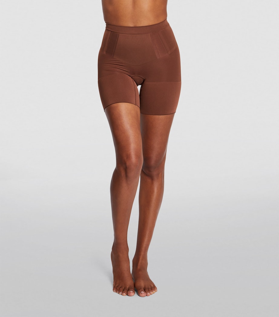 SPANX Brown SPANXsculpt OnCore Mid-Thigh Shorts