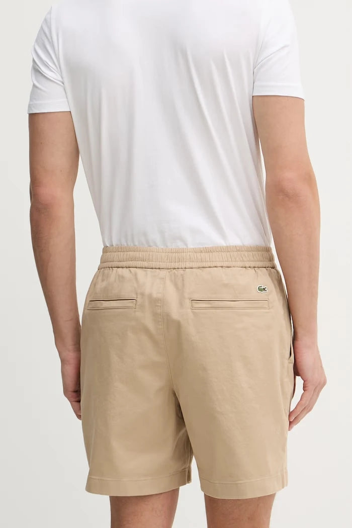 Lacoste erkek pamuklu elastanlı kısa şort