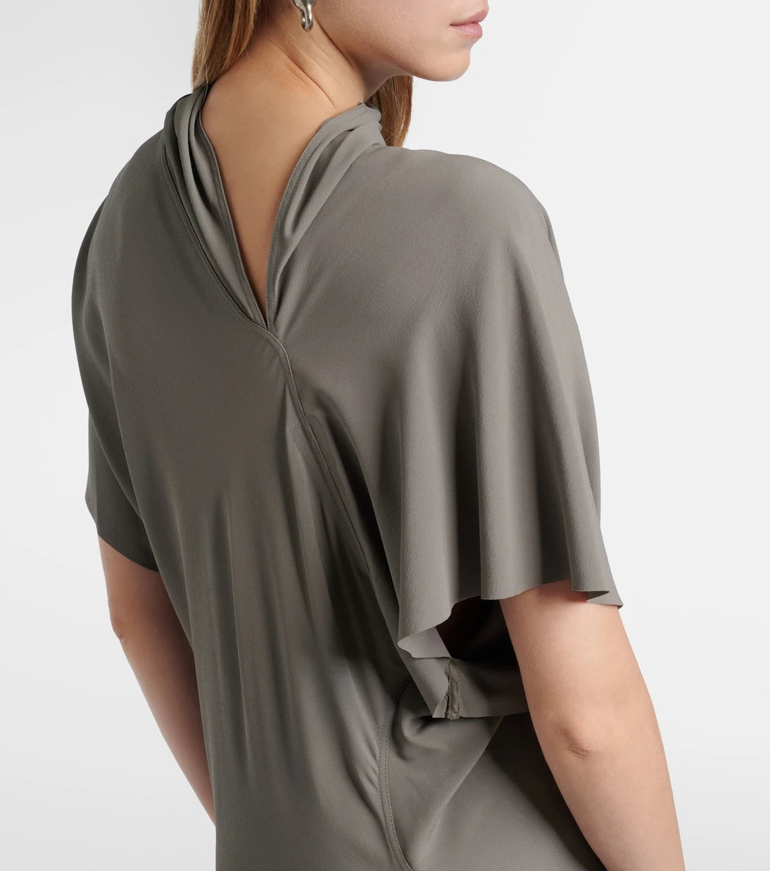 Rick Owens - Seb draped midi dress